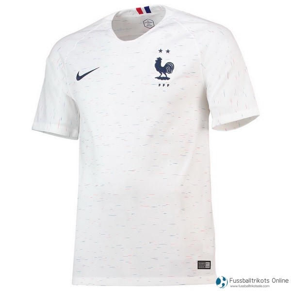 Frankreich Trikot Auswarts 2018 Weiß Fussballtrikots Günstig